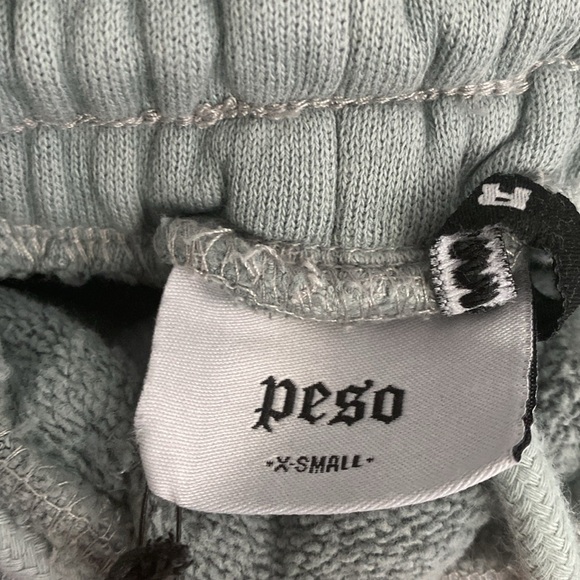 PESO Oversized Fated Shorts , Shark Gray - Picture 4 of 12